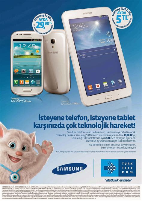 Türk telekom samsung tablet kampanyası